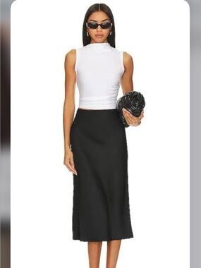 Sanctuary Everyday Mid-Rise Maxi Skirt in Black size XS